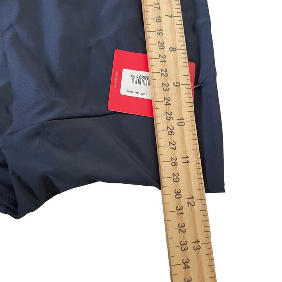 Spanx Womens High Waisted Swim Brief Size XS Sunkissed Navy Swim Bikini Bottom - Picture 8 of 9